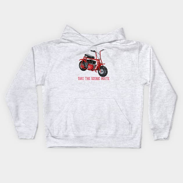 MINI BIKE Kids Hoodie by Cult Classics